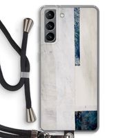 Meet you there: Samsung Galaxy S21 Transparant Hoesje met koord