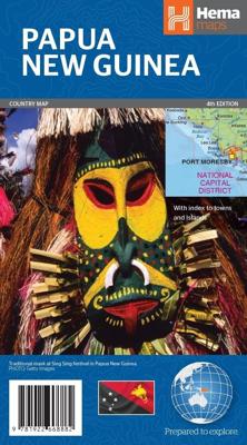 Wegenkaart - landkaart Papoea Nieuw Guinea | Hema Maps