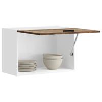 Keukenbovenkast Porto bewerkt hout gerookt eikenkleurig