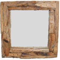Teak & Living Sprokkel Spiegel 40x40 cm Natural Teak