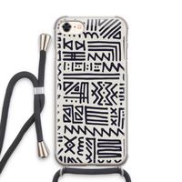 Marrakech print: iPhone 8 Transparant Hoesje met koord Marrakech print: iPhone 8 Transparant Hoesje met koord