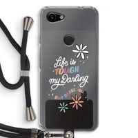 Tough Life: Pixel 3a Transparant Hoesje met koord