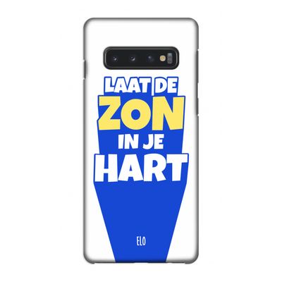 Laat de zon in je hart: Samsung Galaxy S10 4G Volledig Geprint Hoesje