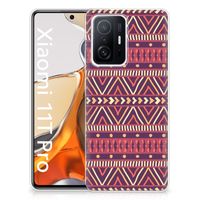 Xiaomi 11T | 11T Pro TPU bumper Aztec Paars - thumbnail