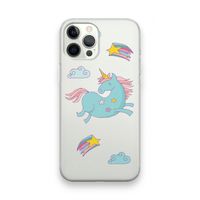 Vliegende eenhoorn: iPhone 12 Pro Max Transparant Hoesje