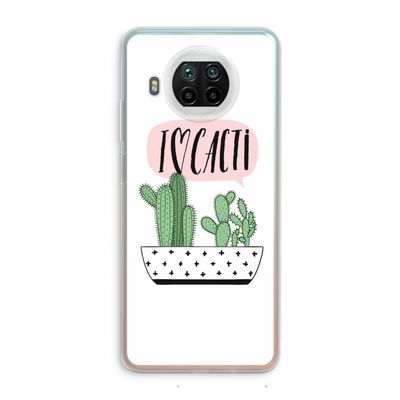 I love cacti: Xiaomi Mi 10T Lite 5G Transparant Hoesje