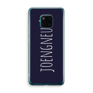 Joengneuh!: Huawei Mate 20 Pro Transparant Hoesje