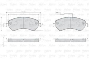 Remblok Vul Peugeot Boxer (0 873466
