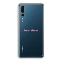 kwetsbaar: Huawei P20 Pro Transparant Hoesje