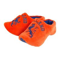 Nederland thema pluche klompen - Oranje - Sloffen/Pantoffels - Holland Nederland thema pluche klompen - Oranje - Sloffen/Pantoffels - Holland