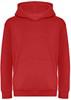 Just Cool JH201K Kids´ Organic Hoodie - Fire Red - 9/11 (L)