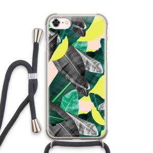 Fantasie jungle: iPhone 7 Transparant Hoesje met koord