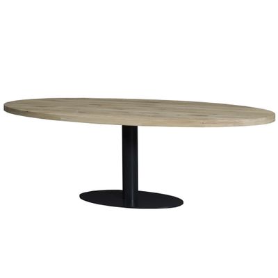Rocks Ovale Eettafel 230x110cm + bistropoot