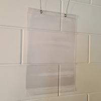 Prijskaarthoes vertikaal - A3 waterdicht