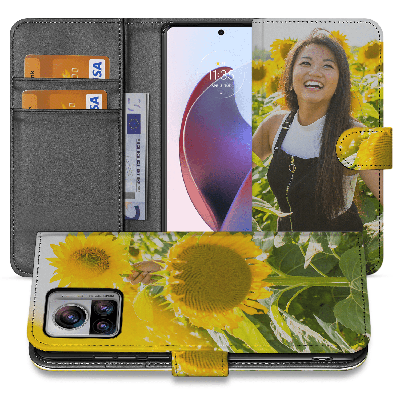 Book Case Hoesje Maken voor de Motorola Edge 30 Ultra | Eigen telefoonhoesje ontwerpen | Op maat gemaakt