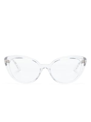 Versace Eyewear lunettes de vue à motif Medusa - Tons neutres