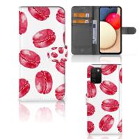 Samsung Galaxy A03s | Book Cover | Pink Macarons