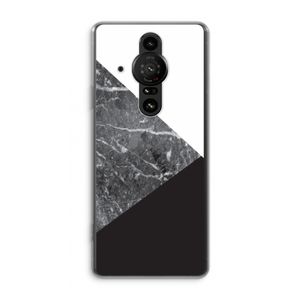 Combinatie marmer: Sony Xperia Pro-I Transparant Hoesje