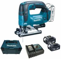Makita djv182rtj accu decoupeerzaag d-greep | 18v 5.0ah - djv182rtj