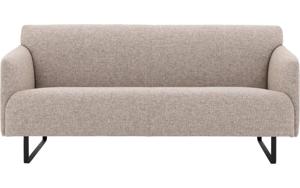 Goossens Excellent Bank Montreal bruin, stof, 2,5-zits, modern design
