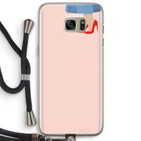 High heels: Samsung Galaxy S7 Edge Transparant Hoesje met koord