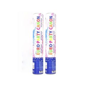 2x stuks 500 euro confetti shooter kanon 28 cm