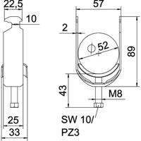 OBO Bettermann 1186049 Beugelklem 1 stuk(s)