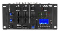 Vonyx STM3030 3-kanaals mixer met USB en Bluetooth - thumbnail