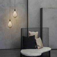 Edison Vintage LED filament lichtbron Carbon - Rook - Ovaal - Retro LED lamp - 18/18/33cm - geschikt voor E27 fitting - Dimbaar - 4W 100lm 1800K - warm wit licht