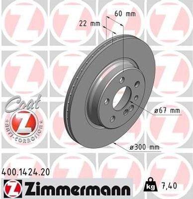 Remschijf Coat Z 400142420