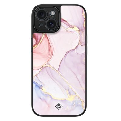 iPhone 15 glazen hardcase - Purple sky