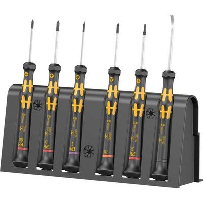 Wera Kraftform Micro 6 ESD Smartphone-reparatieset 1, 6-delig schroevendraaier