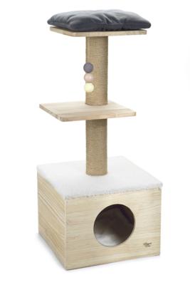 Designed by Lotte houten krabm kamina 40x40x95 - Designed by lotte