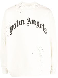 Palm Angels sweat à effet usé - Tons neutres