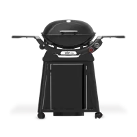 Weber Q 2800N+ Gas BBQ met stand Barbecue Q2800N+ Werkblad Zwart Onderstel Black Frame