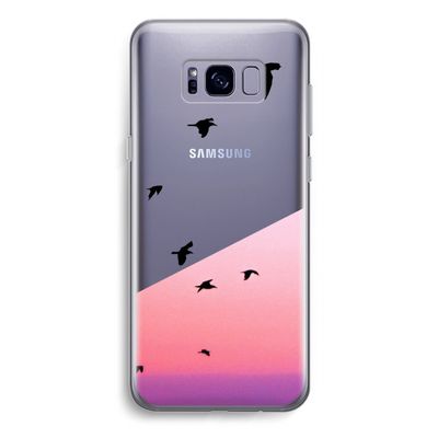 Fly away: Samsung Galaxy S8 Plus Transparant Hoesje