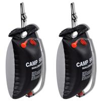 VidaXL Campingdouches 2 st solar 20 l