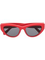 Moncler Eyewear lunettes de soleil Modd à monture papillon - Rouge