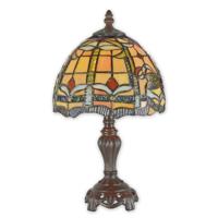 A TIFFANY STYLE TABLE LAMP A TIFFANY STYLE TABLE LAMP