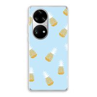 Ananasjes: Huawei P50 Pro Transparant Hoesje