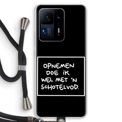 Schotelvod: Xiaomi Mi Mix 4 Transparant Hoesje met koord
