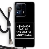 Schotelvod: Xiaomi Mi Mix 4 Transparant Hoesje met koord