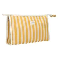 Traveller Toilettas summer geel gestreept 29cm x 19,5cm