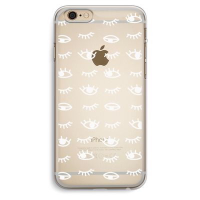 Eye pattern #3: iPhone 6 Plus / 6S Plus Transparant Hoesje