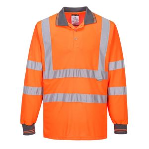 Portwest S277 Hi-Vis Polo Shirt  L/S