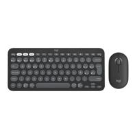 Toetsenbord en muis Logitech Pebble 2 Combo Grafiet Qwerty Spaans