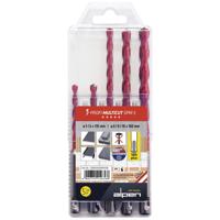 Alpen MultiCut 100905100 Carbide Multifunctionele boorset 5-delig 5 mm, 6 mm, 8 mm, 10 mm SDS-Plus 1 set(s) - thumbnail