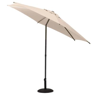Hespiride tuin Parasol Soya - lichtbeige - D270 x H220 cm - Steel 38 mm
