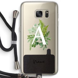 Green Brush: Samsung Galaxy S7 Transparant Hoesje met koord