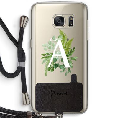 Green Brush: Samsung Galaxy S7 Transparant Hoesje met koord